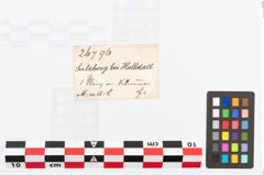 Etikett zu Eisenkoppelring (NHMW-PRAE-026796)